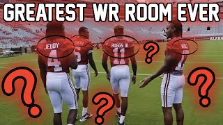 We Have NEVER SEEN a WR Room THIS LOADED The 2019 Alabama WR Room was ELITE [upl. by Teahan806]