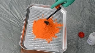 Cool chemical volcano reaction  Ammonium Dichromate  Organic chemistry experiment [upl. by Dong]