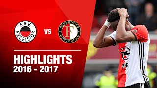 Enorme domper  Highlights Excelsior  Feyenoord  Eredivisie 20162017 [upl. by Hutton]