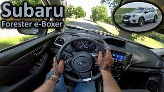 2023 Subaru Forester eBoxer  POV test drive [upl. by Eiliak136]