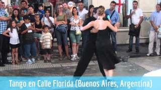 Atracción OK Tango en la Calle Florida Buenos Aires Argentina [upl. by Ardnahcal]