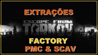 Extrações na Factory com Minimapa  Escape from Tarkov PTBR [upl. by Alohcin]