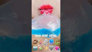 asmr KOHAKUTO EMOJI FOOD 코하쿠토 입술먹방 eating sounds SATISFYING ASMR edible crystal candy mukbang show [upl. by Karb]