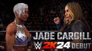 Jade Cargill vs Nia Jax WWE 2K24 Global Superstars Pack [upl. by Nylakcaj53]