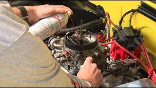 How to clean a gasoline carburetor upper engine air intake using Sea Foam Spray [upl. by Littell]