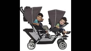 Graco DuoGlider Double Stroller  Lightweight Double Stroller with Tandem Seating Glacier [upl. by Aylad]