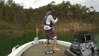 Utilising Daiwas huge Live Trout Swimbait for Murray Cod [upl. by Eimrej]