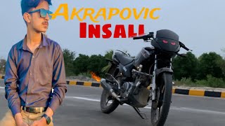 New exhaust install🥵best Akrapovic exhaust for bicke YBR modified [upl. by Notlew]