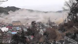 Amazing power of Japanese Tsunami caught on video 19 HD [upl. by Banky]