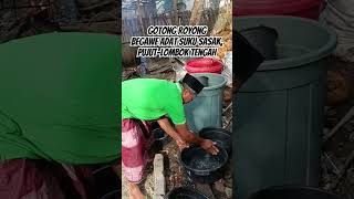 Gotong Royong Begawe Adat Suku Sasak Lombok di Kecamatan Pujut [upl. by Ario170]