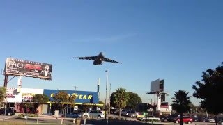 USAF C5 Galaxy landing at LAX [upl. by Eneleahcim197]