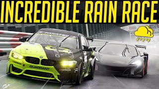 Gran Turismo 7 Incredible Race in Rainy Conditions [upl. by Llarret]