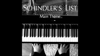 Schindlers List  Main Theme  Solo Piano  Maximizer [upl. by Ledah722]