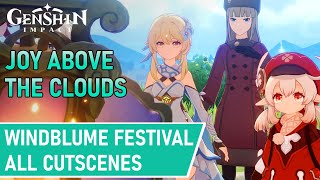 Windblume Festival Part 3  quotJoy Above the Cloudsquot  Event Quest  Genshin Impact 35 [upl. by Sairu]