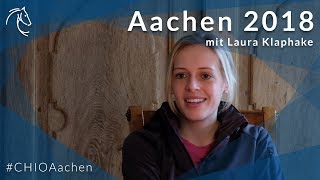 Das Ziel für Laura Klaphake in Aachen 2018 [upl. by Barkley774]