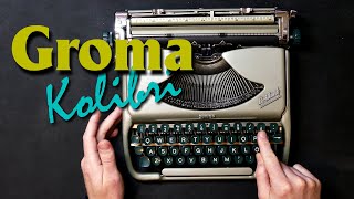 Typewriter Groma Kolibri  Brillant Neckermann Junior [upl. by Debora]