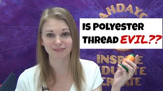 Is Polyester Thread Bad For Quilting Great Quilting Debate with Leah Day Podcast 38 [upl. by Lusty]