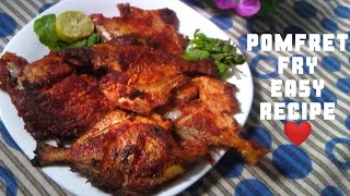 ❤आम मसाले पर बेहतरीन स्वाद pomfret fish recipe populate machi frySadiyascookingcorner [upl. by Una]