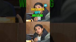 ‘I Quit Wrestling…’ Emotional Sakshi Malik Announces Retirement [upl. by Esilahs]