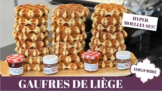 GAUFRES DE LIÈGE 🇧🇪 AVEC OU SANS THERMOMIX [upl. by Rockey829]