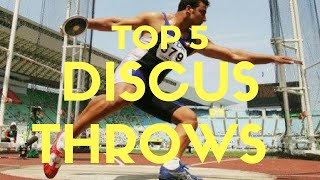 TOP 5  Longest Discus Throws Of All Time  Discus World Records [upl. by Niwde]