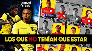 ANÁLISIS en FRÍO de la CONVOCATORIA de ECUADOR ¿Quienes DEBEN ESTAR [upl. by Buehrer723]