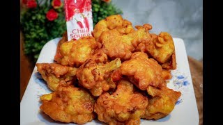 ফুলকপির পাকোড়া রেসিপি  Fulkopir Pakora Recipe  Cauliflower Pakora Recipe  Gobi Pakora [upl. by Hareema]