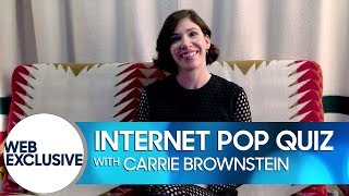 Internet Pop Quiz Carrie Brownstein [upl. by Eilsew]