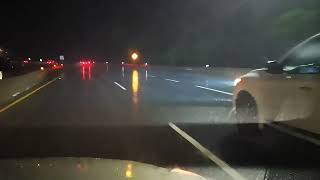 Malahat night driving during atmospheric river rainstorm [upl. by Estel]