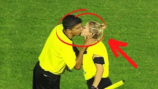 TOP 25 FUNNY Moments with REFEREES in Football  RARE Moments of REFEREES 2021  TRY NOT LAUGH [upl. by Annaj]