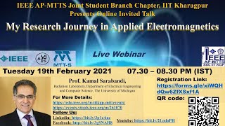 quotMy Research Journey in Applied Electromagneticsquot by Prof Kamal Sarabandi [upl. by Xena504]