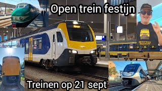 Open trein festijn Treinen op 21 sept [upl. by Anne11]