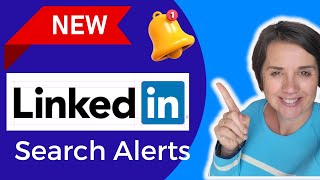 New Search Alerts on LinkedIn [upl. by Linker]