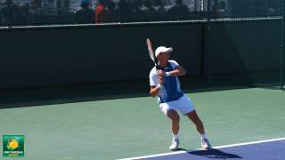 Nikolay Davydenko warming up in slow motion HD Indian Wells Pt 20 [upl. by Strohben]