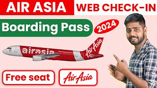 Airasia web check in  Airasia boarding pass online  airasia boarding pass [upl. by Odelet883]