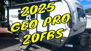 NEW 2025 ROCKWOOD GEO PRO 20FBS OFF ROAD TRAVEL TRAILER FOREST RIVER Dodd RV WALKTHROUGH SOLAR [upl. by Aihsia]