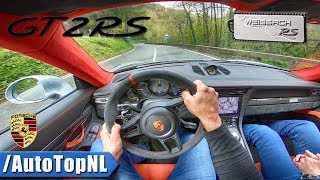 Porsche 911 GT2 RS 700HP Weissach POV Test Drive by AutoTopNL [upl. by Arretnahs]