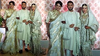 Zaid Darbar With Begum Gauhar Khan amp Saali Nigar Khan  GAZA Nikaah Ceremony [upl. by Raine]