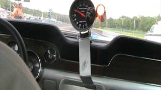 550 HP 1968 Mustang in car Drag race 5  speed Tremec TKO 500 GoPro [upl. by Kcirdet]