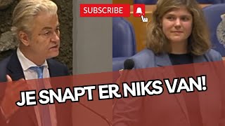 Wilders geeft Koekkoek LES want ze snapt er NIKS van [upl. by Bowler655]