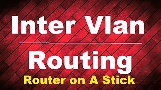 Router on a stick Intervlan Routing [upl. by Sinnej]