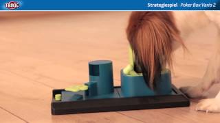 Dog Activity Strategiespiel für Hunde Poker Box Vario 2 Intelligenzspielzeug für Hunde [upl. by Brenna]