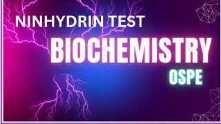 Seven Color Tests  NINHYDRIN TEST First Year Biochemistry [upl. by Doerrer]