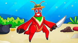 Me converti en un cangrejo 🦀 SILVIOGAMER en Another Crabs Treasure 💧🐡 [upl. by Dambro]