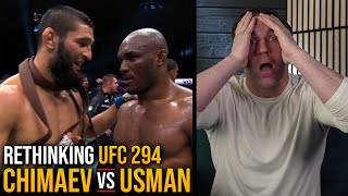 Rethinking Kamaru Usman performance vs Khamzat Chimaev… [upl. by Winshell]