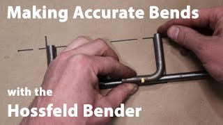 Making Accurate Bends with the Hossfeld Bender [upl. by Iadahs664]