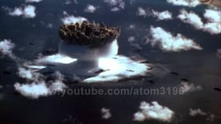 HD Amaing underwater atomic explosion 1946 operation crossroads nuclear testing 核実験 [upl. by Handler]