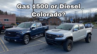 Selling my Diesel Colorado ZR2 for a Gas Silverado ZR2 [upl. by Ehcnalb]