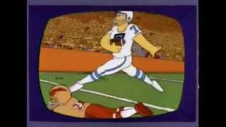 Footballs Greatest Injuries The Simpsons [upl. by Nelluc]