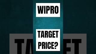 Wipro Share Target Price  Wipro Share Latest News  Wipro Share News Today sharemarket wipro [upl. by Ominoreg615]